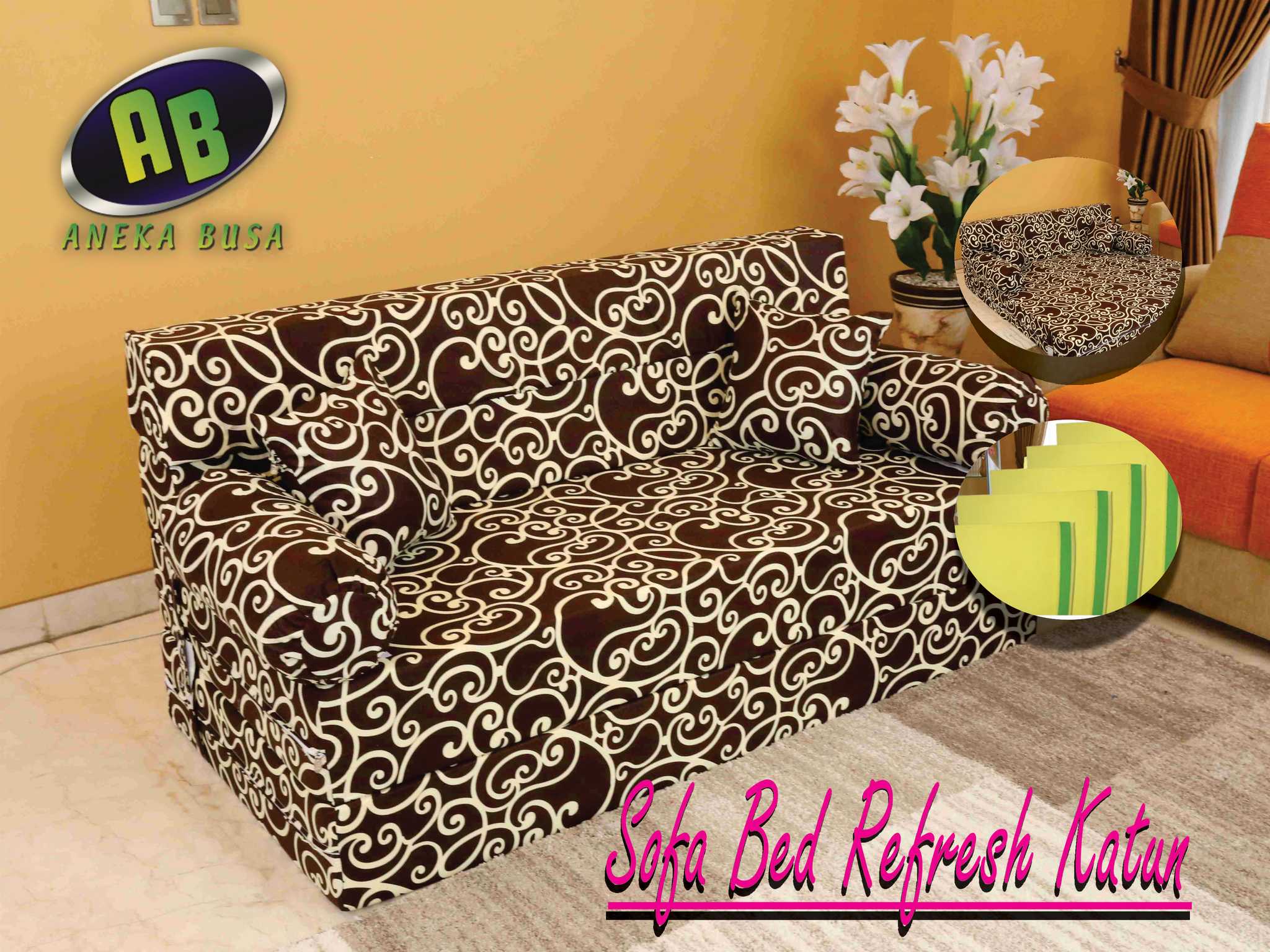 Sofa Bed Aneka Cover Katun
